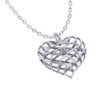 Diamond Open heart Necklace