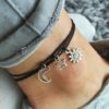 Sun Star Moon Anklets charms
